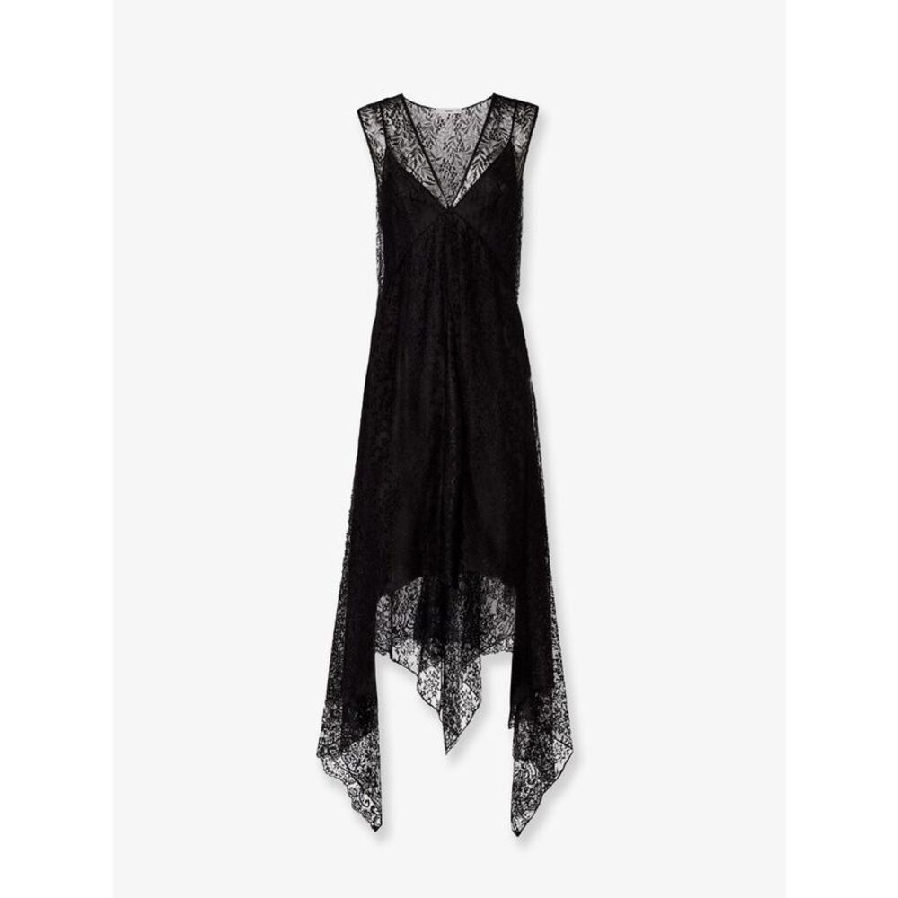 Fendi Women Black "Flowers And Berries" Lace Dress